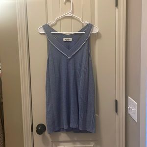 Women’a racerback blue tank